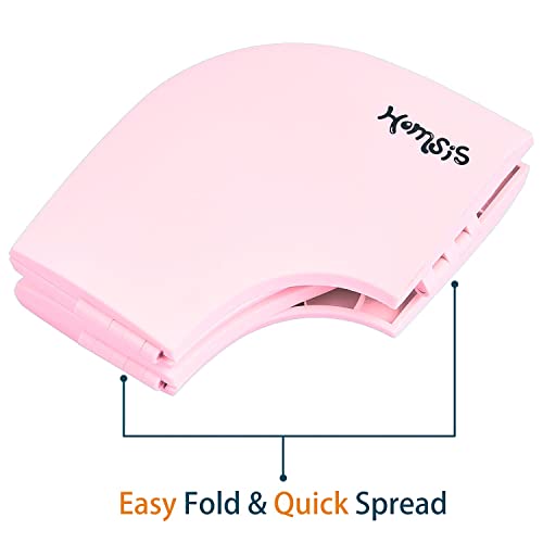 Travel Potty Seat, Folding Travel Potty Seat For Boys And Girls, Fits Round & Oval Toilets, Non-Contact Opening Pry Bar, Pink #TOP1