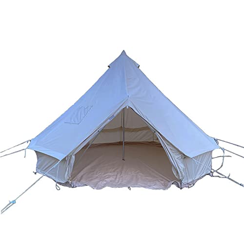 Carpa de lona impermeable estilo yurta grande de 6 m miniatura 7