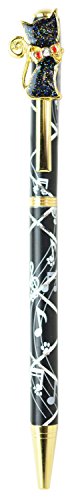 ロイヤルアーデン ボールペン ネコ3 ブラック 65369 1.2×1.4×13.5cm