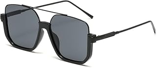 Sunglasses for Men Women Fashion Vintage Square Sun Glasses Trendy Classic Aviator Shades