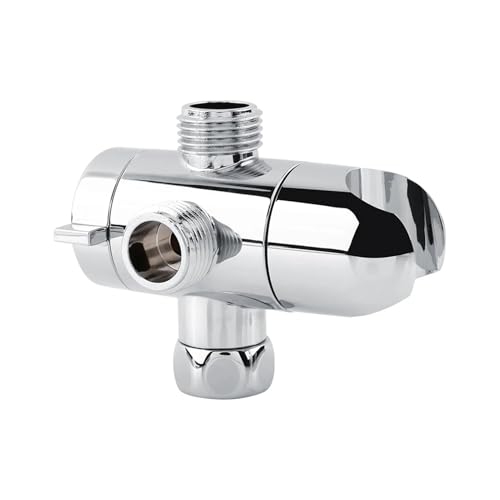 Conector en T adaptador desviador de agua para soporte válvula de ducha 3 vías