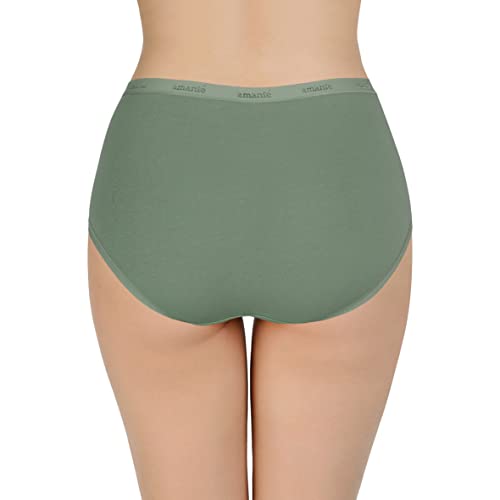 Image of Amante Solid Cotton Full Brief Panty Pack(Pack of 3)