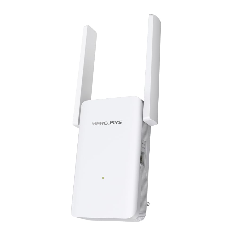 MERCUSYS ME80X – AX3000 Extensor de Red WiFi 6, Doble Banda, Modo Punto de Acceso, Puerto Gigabit, fácil configuración con App