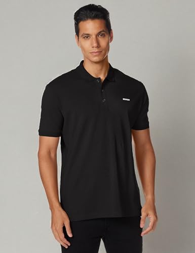Polo de hombre Hugo ajuste regular manga corta con logo miniatura 3