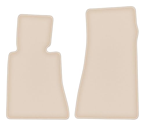 Tapis de voiture avant en velours pour remplacer les tapis auto usés de BMW 7 E32