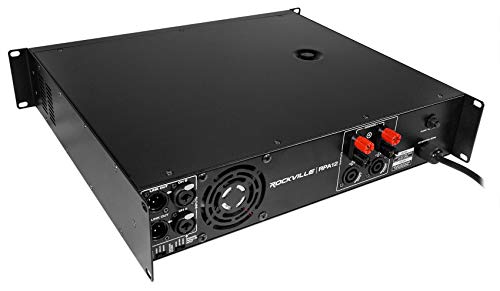Rockville 5000 Watt Peak / 1400W Rms 2 Channel Power Amplifier Pro/Dj Amp (Rpa12) #TOP2