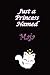 Maja : just a princess named Maja , Name Notebook Gifts. Personalized Custom Name Gift Idea for Maja , with cute kitty illustration and colored princess inside: Lined Blank Notebook for Maja