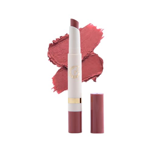 Image of MATT LOOK Velvet Smooth Non Transfer Matte lipstick|Long Lasting|Waterproof|Crayon Lipstick|Smudge Proof & Long Stay on lip color|One Swipe Application|Available in 30 Vibrant Shades-Almond Peach(2g)