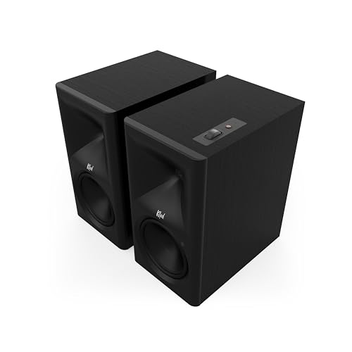 Image of Klipsch The Sevens II Dolby Atmos 6.5 inch Powered Speakers Ebony (Pair)