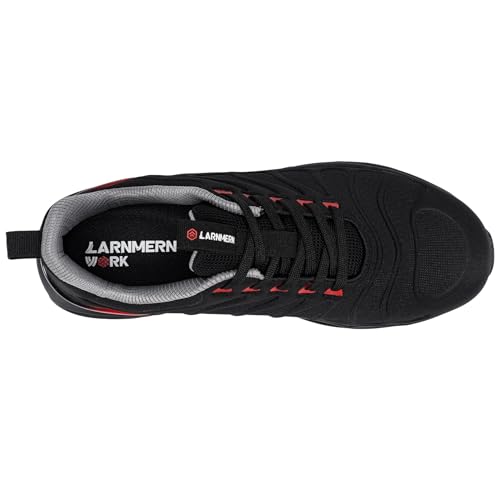 image for LARNMERN Steel Toe Shoes for Men Safety Shoes Work Sneakers Comfortabl