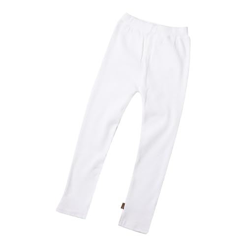 Toddler Girl Leggings Girls Footless Knitted Stocking Pants Stretchy Soft Tights Pants Kids Ankle Length Pants