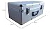 Kreher® Transportkoffer 27L - Robuster Werkzeugkoffer mit Aluminiumrahmen & ABS-Korpus, abschließbar, Metallverschlüsse, Neopren-Innenraum - Große Aufbewahrungsbox für Werkzeug, Kamera & Elektronik