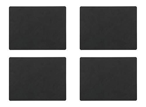 Lind DNA Tischset Square L - Nupo - 4er Set (Square schwarz)