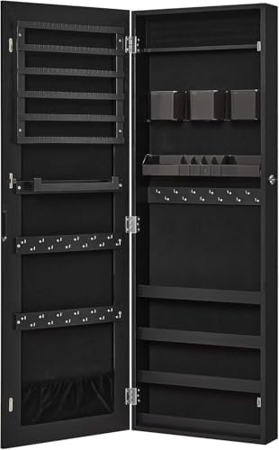 Amazon.com: SONGMICS Mirror Jewelry Cabinet Armoire, Wall or Door 