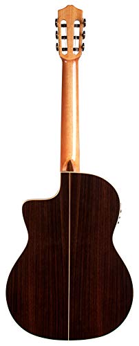 Cordoba Gk Studio Negra Cutaway Flamenco Acoustic-Electric Nylon String Guitar, Iberia Series #TOP2