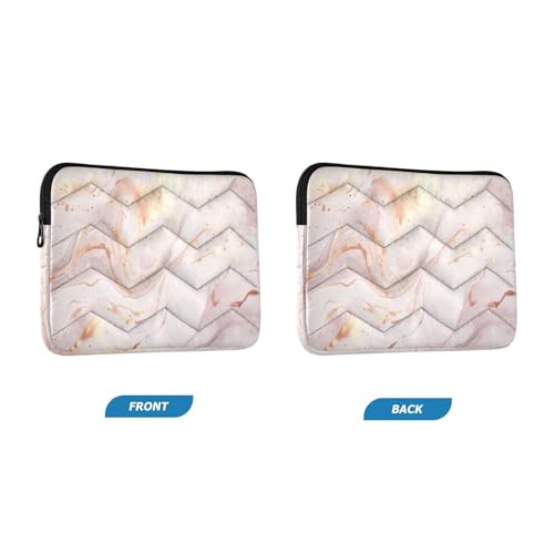 Funda para laptop de mármol rosa para notebooks 13-14 pulgadas miniatura 2
