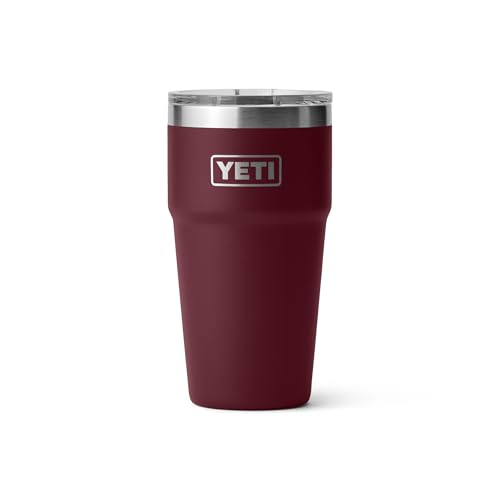 Image of YETI Rambler 20 oz Stackable Tumbler, Stainless Steel, Vacuum Insulated with MagSlider Lid
