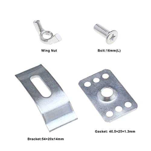 Be In Your Mind 20 Stück Clips zur Befestigung der Spüle aus Edelstahl für die Küche und das Waschbecken unter der Halterung für Küche Badezimmer