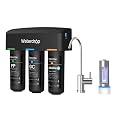 Waterdrop TSB-ALK 8 Layer High Capacity Slightly Alkaline Under Sink Water Filter, Reduces PFAS, PFOA/PFOS, Fluoride, Chlorine, Bad Taste & Odor, with Dedicated Faucet, Under Sink Water Filter,Bundle