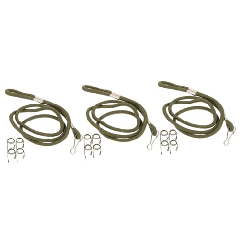 Porte-clés rétro Housoutil avec cordon de sécurité | Lot de 3 ensembles de 5 pièces