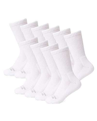 Image of 32 DEGREEES Women's 5 Pack Comfort Crew Socks | Anti-Odor | Arch Support | Active | Casual | Work