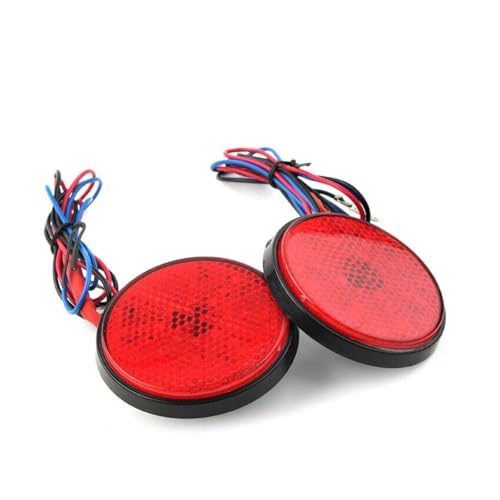 Luz de freno trasera intermitentes de moto evitan colisiones traseras coche