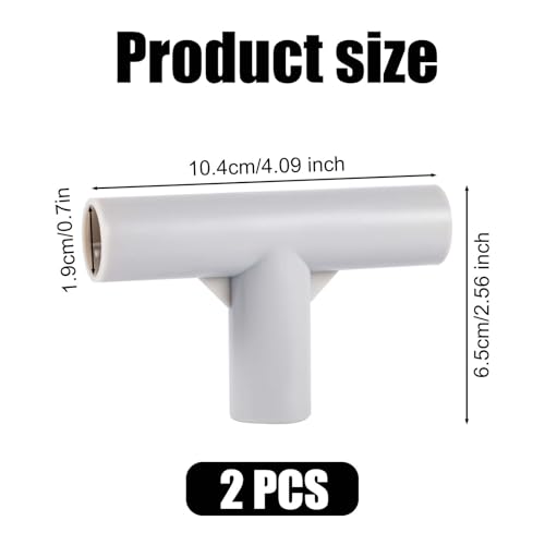 Image of 2pcs Baby Playpen Parts T-Shaped Joint, Baby Playpen Replacement Parts T Connector 0.7in in Inner Diameter 3-Way Accessories for Play Yard