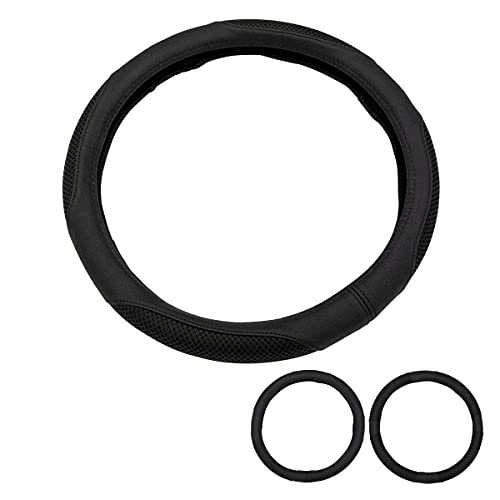 FJCRAFT �n���h���J�o�[ �X�e�A�����O�J�o�[ �h���X�A�b�v ���b�V�� ����h�~ ���΍� ���G��悵 �J�[�t�B�[���{�H (�X�^�C���b�V���u���b�N, ���[�W�T�C�Y(��37.5cm))