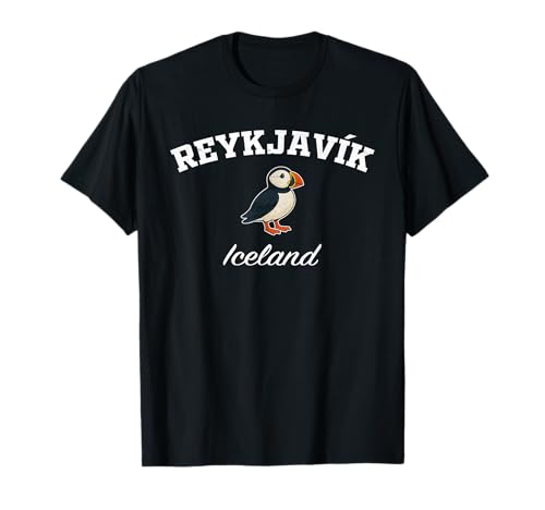 Reykjavik Iceland Puffin T-Shirt