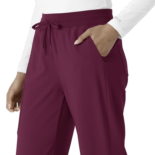 Carhartt Force Cross-Flex Women's Boot Cut Scrub Pant, Wine, S TAL by Carhartt - Used condition - Image 5