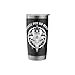 Gothic Occult Satanic Pentagram Leviathan Cross Baphomet Stainless Steel Insulated Tumbler