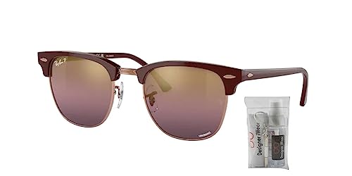 Image of Ray-Ban RB3016 CLUBMASTER Sunglasses For Men For Women +BUNDLE with ACCESSORY EYEWEAR KIT