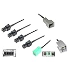 GT13ーVR1 地デジアンテナ変換ケーブル＆GPS変換ケーブル5本セット ホンダナビ ニッサンナビ アルパイン クラリオンをトヨタナビ ダイハツ純正ナビ イクリプス G23コネクタに変換