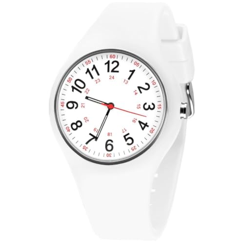 APXEL Montres Bracelets Etanche, Montre Femme, Montre de Poignet avec Bracelet en Silicone, Montres Analogique Quartz avec Cadran Facile à Lire, Design Lumineuses pour...