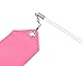 DS. DISTINCTIVE STYLE Dance Ribbons with Wands 4 Yards Long Rhythmic Gymnastics Ribbon Dance Streamer for Kids Baton Twirling (Pink)