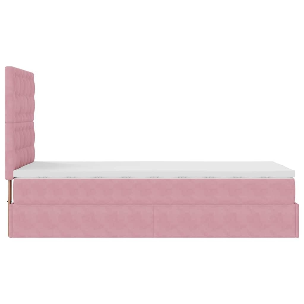 Velluto Premium Con Contenitore Rosa 90x200 cm