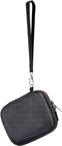 Image of VERTUS Storage Bag for Samsung T9 / T7 Shield Portable Ssd, Shockproof Travel Organizer Storage Case with Handstrap for Samsung T9 / T7 Shield Portable SSD, USB 3.2 Gen2 500GB 1TB 2TB 4TB (Black)