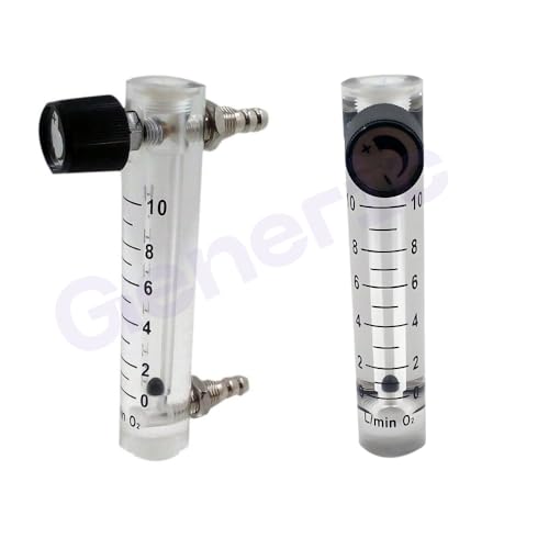 Image of K D 0-10LPM Tube Type Oxygen Flow Meter Flowmeter Regulator With Valve,Measuring and Controlling Air