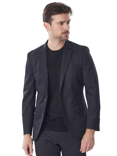 [エポカ ウォモ] セットアップ対応 ヘリンボーンジャージージャケット M1D89730__ 50 ネイビー3(29)