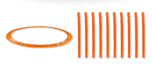JUMP4FUN Accessoires Trampoline Exterieur Deluxe 10FT, 12FT, 13Ft ou 14FT Pack Relooking Choix Couleurs, Tailles et Nombre de Perche