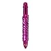 YOUKAI 0.5mm 6-in-1 Multicolor Retractable Ballpoint Pens for School Supplies Students Children Gift,4 Pack Sequin Pen