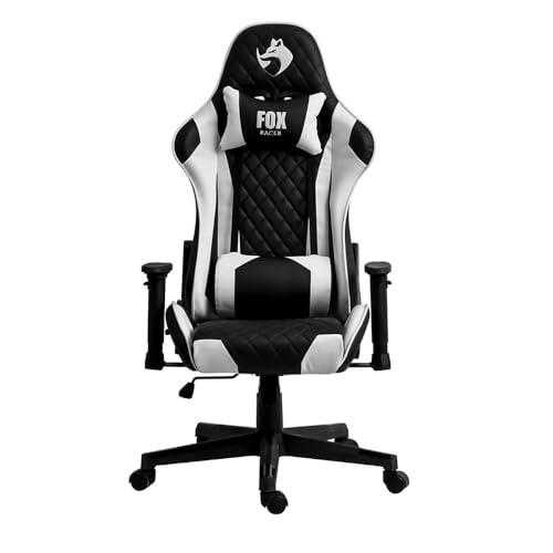 Cadeira Gamer Giratória Fox Racer Extreme Até 120kg Branco