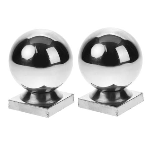 Bolas para pasamanos de acero 304 pulido Alipis, tapas de 60 mm de alta resistencia decorativa