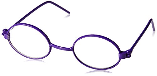 Unique Doll Clothing Oval Purple Frame Doll Eyeglasses for American Girl Dolls and Most 18" Doll