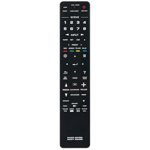Télécommande RAV577 VDQ4050 pour salon home cinéma avec récepteur RX-A4A