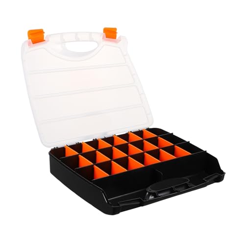 Boîte de rangement plastique à cloisons Healvian pour petits objets - 2