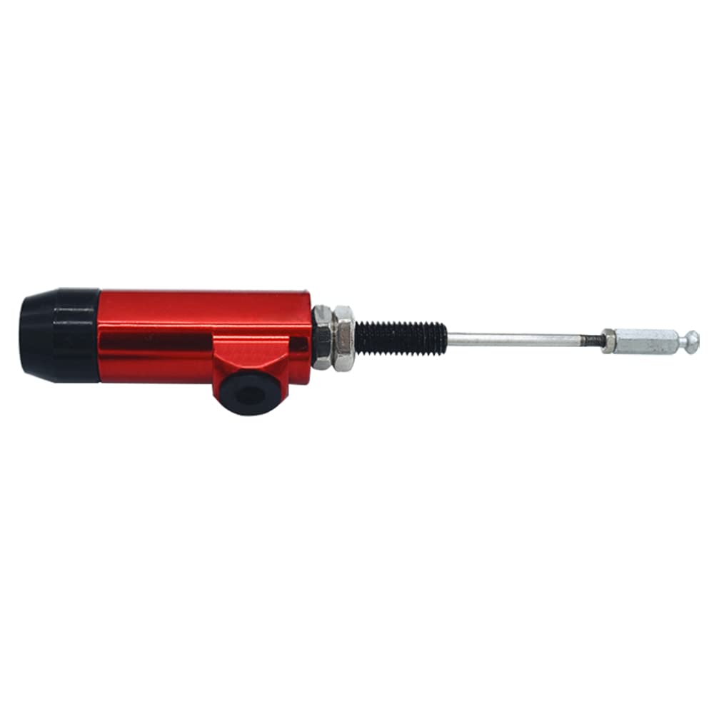 Pompe de frein d'embrayage hydraulique universelle en alliage d'aluminium pour véhicule tout-terrain de moto ATV, pompe de frein à levier de maître-cylindre d'embrayage hydraulique CNC, rouge