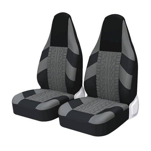 Housses sieges universelles pour Peugeot 107 - Rénovation habitacle voiture sport gris