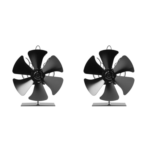 Ventilateur de cheminée USB MAGICLULU en aluminium noir