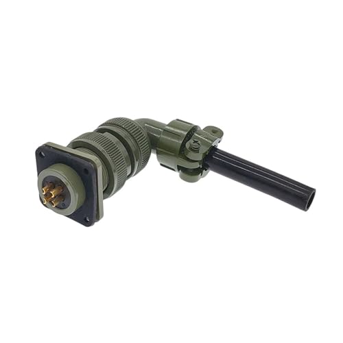 Conector circular MS3102 MIL-C-5015 de 5 pines para panel industrial y cable blindado 5